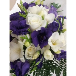 Ramo de novia de lisianthus