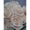 Bouquet de novia de rosas blancas