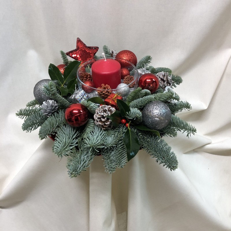 Centro de mesa navideño