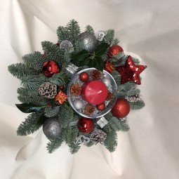 Centro de mesa navideño