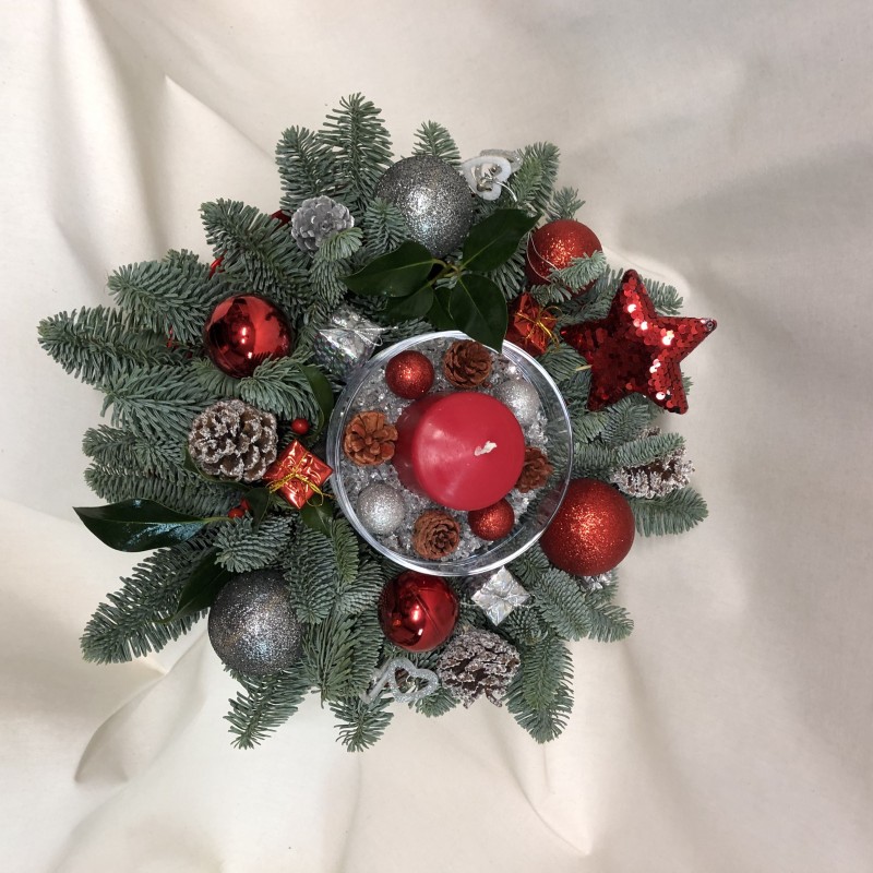 Centro de mesa navideño