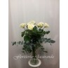 Florero de rosas blancas (S.Valentín)