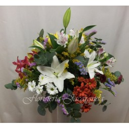 Cesta de flores variadas